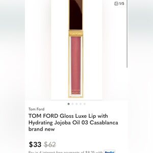Tom Ford Gloss Luxe Lip Balm in Rich Pink